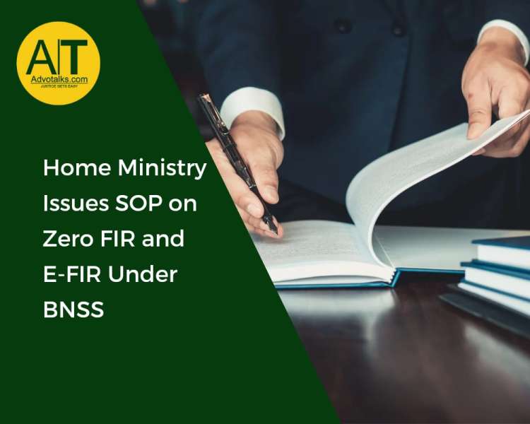 Home Ministry Issues SOP On Zero FIR And E-FIR Under BNSS