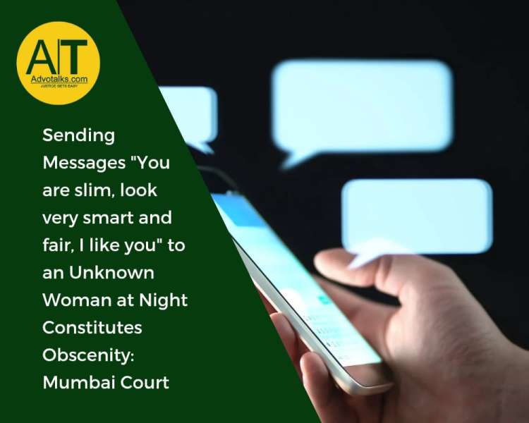 Sending Messages “You Are Slim, Look Very Smart And Fair, I Like You” To An Unknown Woman At Night C