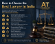 How To Choose The Best Lawyer In India