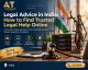 Legal Advice In India: How To Find Trusted Legal Help Online