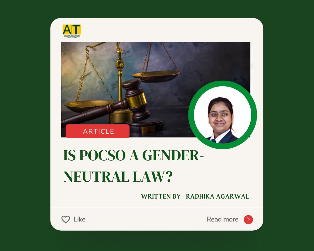 IS POCSO A GENDER-NEUTRAL LAW?