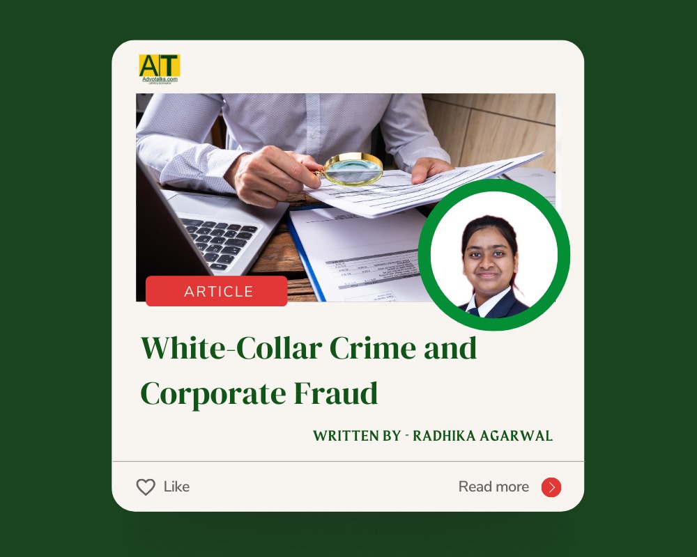 White Collar Crime And Corporate Fraud