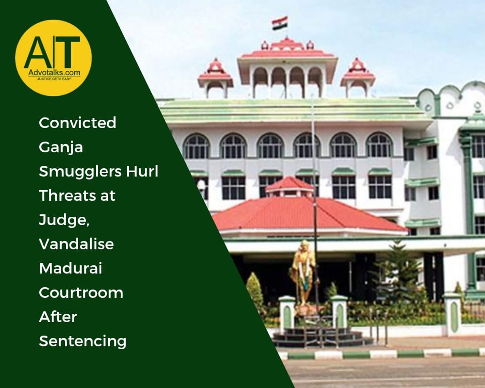 Convicted Ganja Smugglers Hurl Threats At Judge, Vandalise Madurai Courtroom After Sentencing  Read 