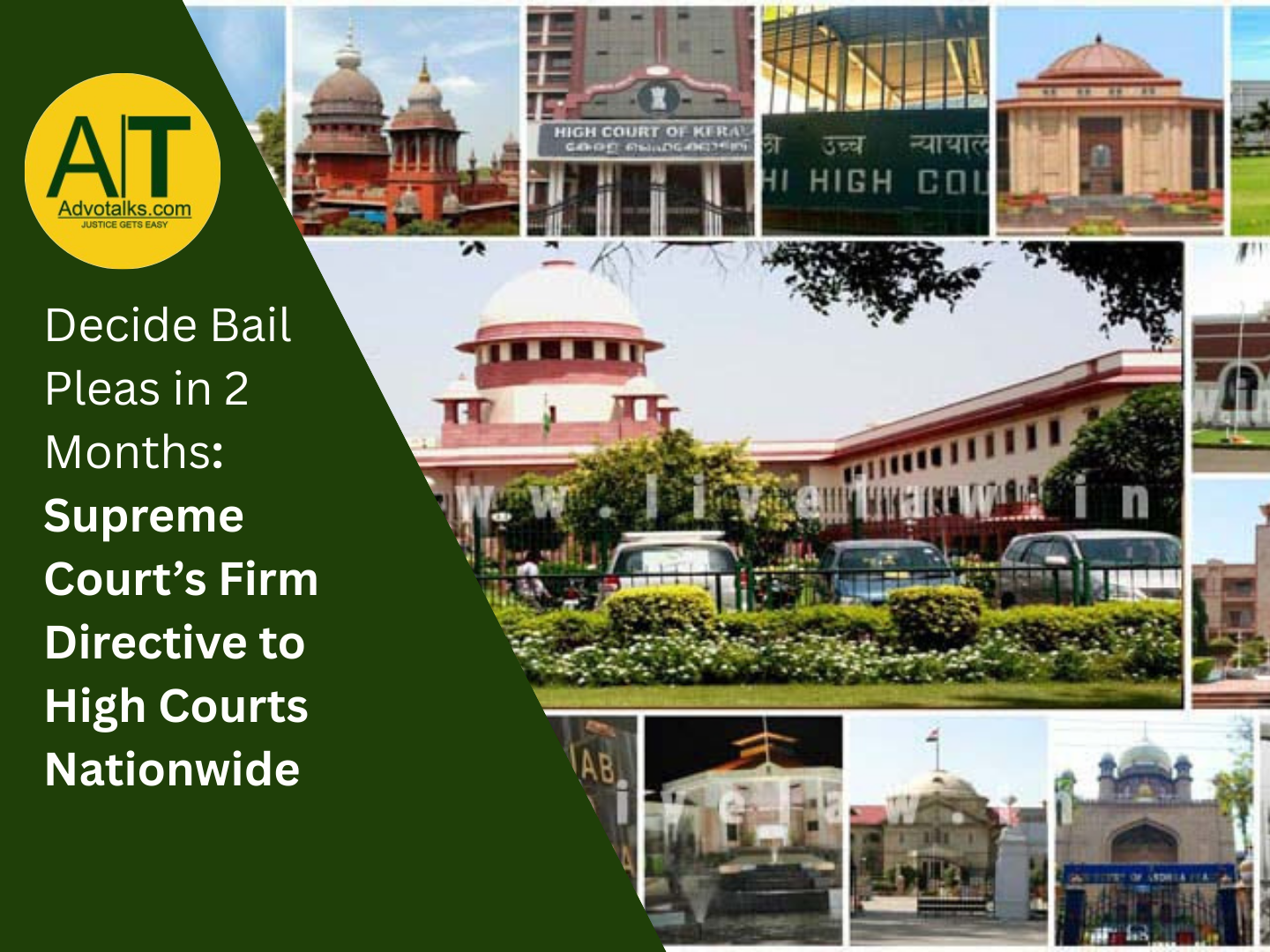 Decide Bail Pleas In 2 Months: Supreme Court’s Firm Directive To High Courts Nationwide